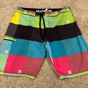 Hurley Board Shorts, Swim, Bathing Suit 34inch